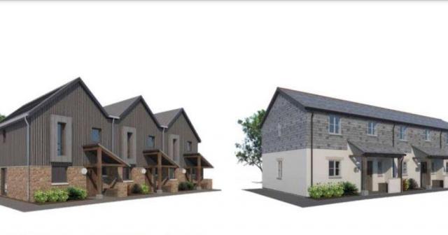 Rural and traditional examples of typical terraced housing Treveth said previously it would wish to adopt at Connor Downs. Picture: Cornwall Council/Treveth